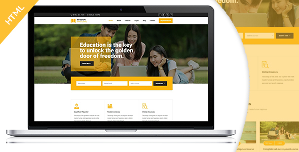 Erudition Education HTML5 Template