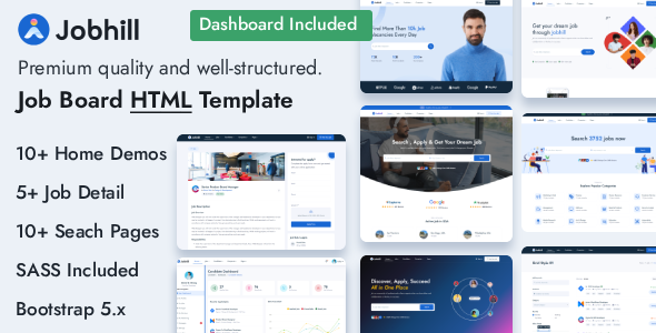 Jobhill - Job Board HTML Template