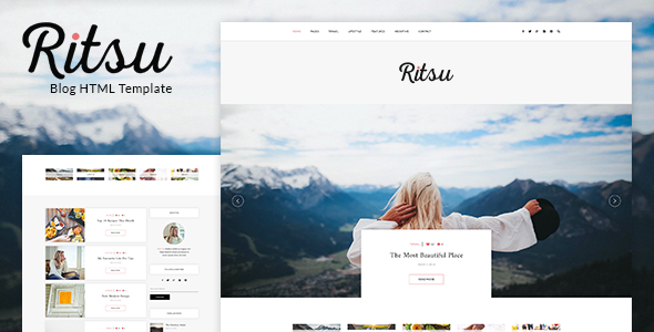 Ritsu - Responsive Blog HTML Template