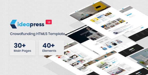 Ideapress - Crowdfunding & Fundraising HTML Template