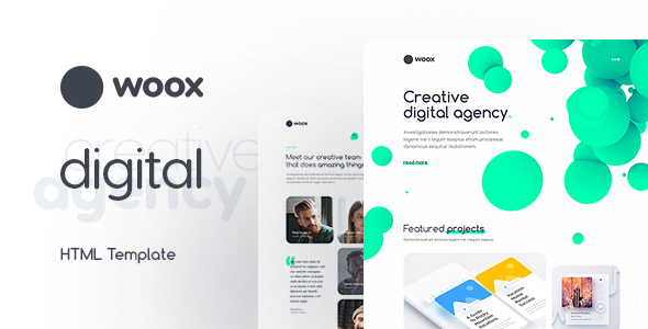 Woox - Creative Portfolio HTML Website Template