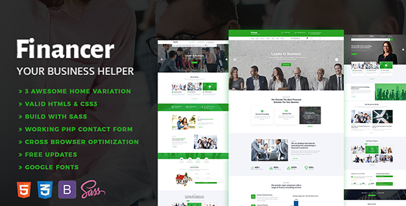 Financer - Consulting HTML Template