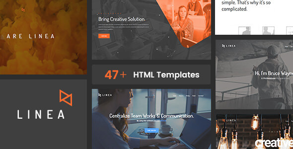 Linea - Portfolio, Creative, Agency and Multipurpose Website Template