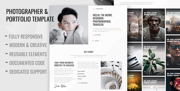 Betiso - Photography and Portfolio Template