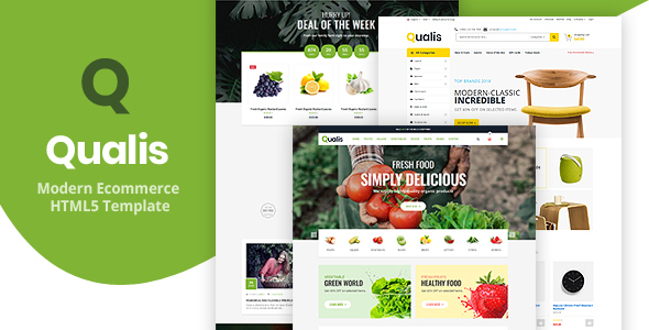 Qualis - Responsive Ecommerce HTML5 Template