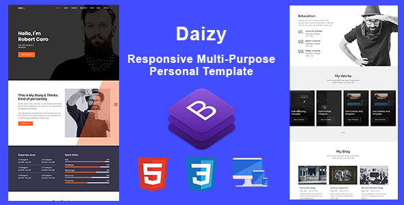 Daizy-Personal Portfolio Template