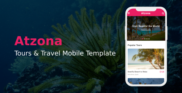 Atzona - Tours & Travel Mobile Template