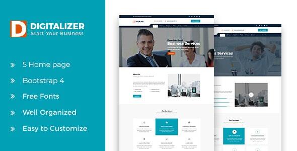 Digitalizer HTML5 Business Template