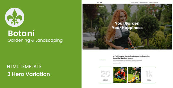 Botani - Garden and Landscape Company HTML Template