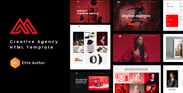 Manson - Creative Agency HTML Template