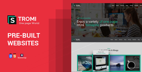 Stromi | One Page HTML5 Template