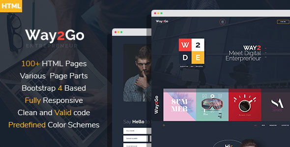 Way2Go - Digital Entrepreneur HTML Template