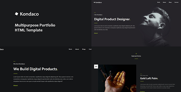 Kondaco - Multipurpose Portfolio Template
