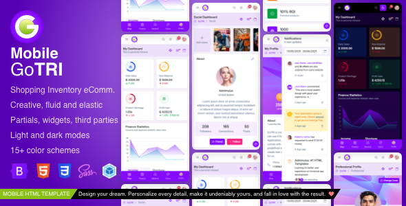 GoTRI - Multipurpose HTML Template for Mobile and Tablet