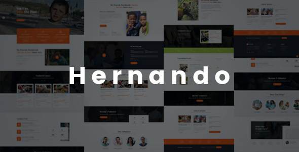 Hernando - Charity NonProfit HTML Template