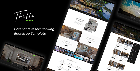 Thalia - Hotel and Resort Booking  Bootstrap Template
