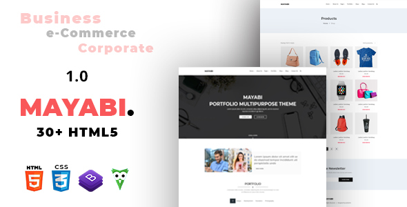 Mayabi - Multipurpose Portfolio/Business HTML5 Template