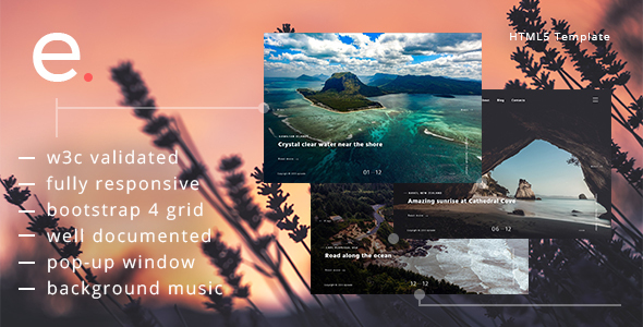 Episoda - Photography Portfolio & Blog HTML Template
