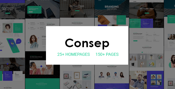 Consep - Responsive Multi-Purpose HTMLTemplate