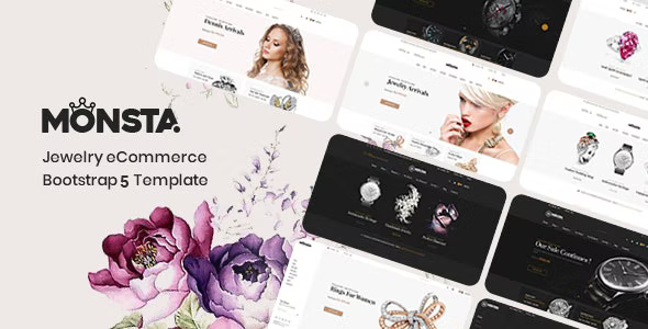 Monsta - Jewelry Shop eCommerce Bootstrap 5 Template