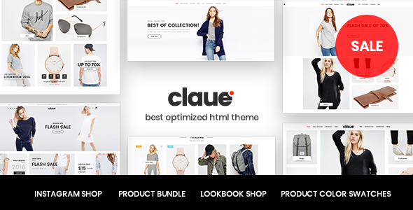 Claue - Clean, Minimal HTML5 Template