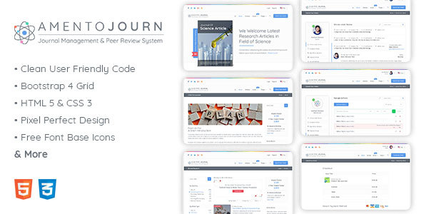 Amentojourn - Journal Management and Peer Review System