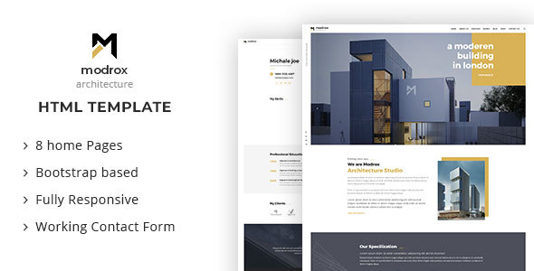 modrox - Architecture And Interior HTML Template