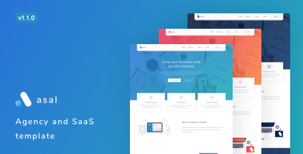 Asal - Agency and SaaS Template