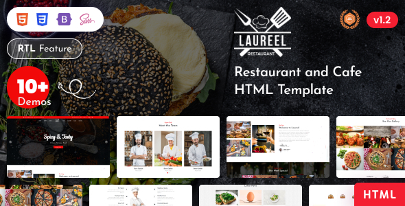 Laureel - Restaurant & Food Shop Bootstrap 5 Template
