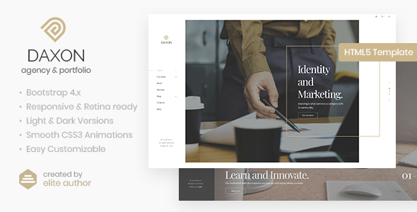 Daxon - Agency & Portfolio HTML5 Template