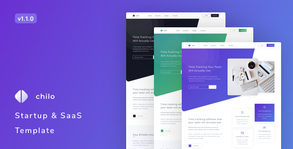 Chilo - Startup and SaaS Template