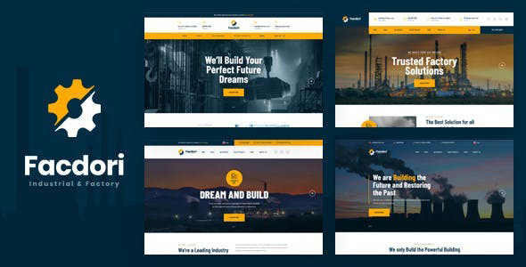 Facdori - Factory & Industrial Business HTML Template