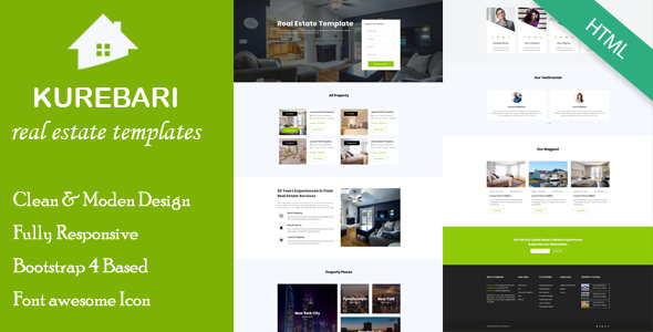 Kurebari - Real Estate Responsive Template