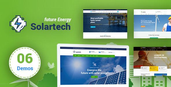 Solar Tech - Renewable Energy HTML Template