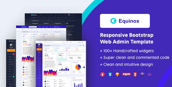 Equinox Responsive Bootstrap 5 Admin Template
