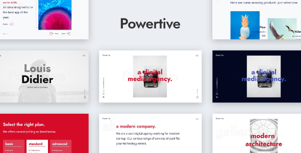 Powertive - Creative Portfolio Website Template