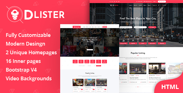 Dlister - Directory Listing HTML Template