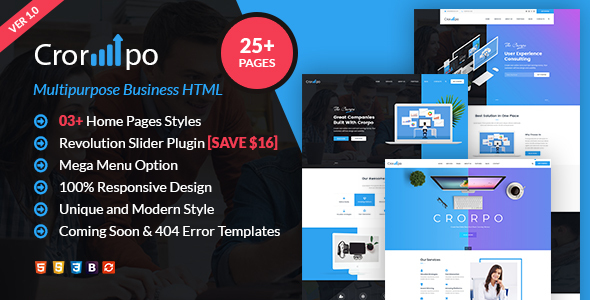 Crorpo | Business  Multi-Purpose HTML5 Template