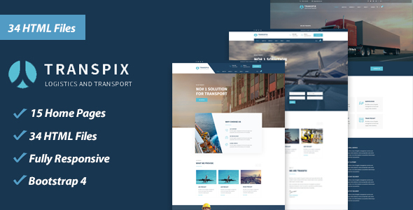 Transpix - Logistics HTML Template