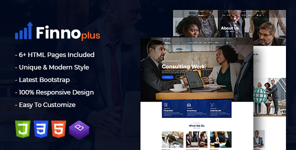 finnoplus - MultiPurpose Bootstrap 4 Template