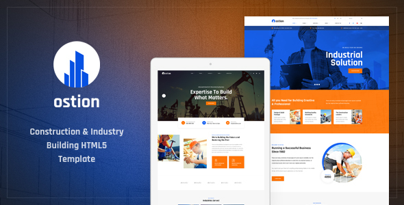 Ostion - Construction & Industry Building Company HTML5 Template
