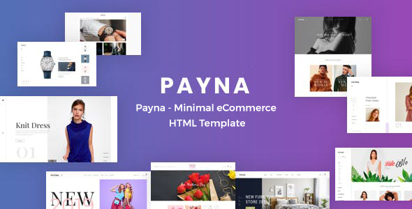 Payna - Minimal eCommerce HTML Template