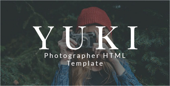 Yuki - Photographer Portfolio Template