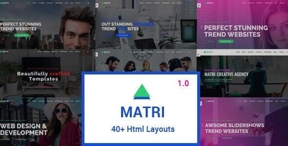 Matri | Responsive MultiPurpose HTML Website Template