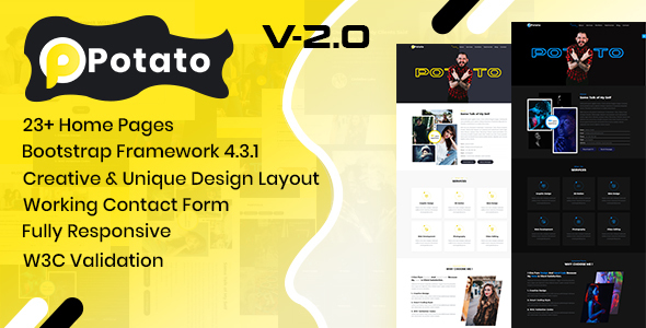 Potato - Personal Portfolio Template