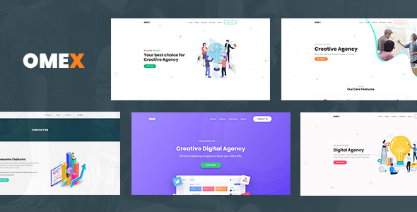 Omex - Startup and SaaS Template