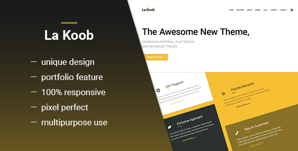 LaKoob - Multipurpose CV Template