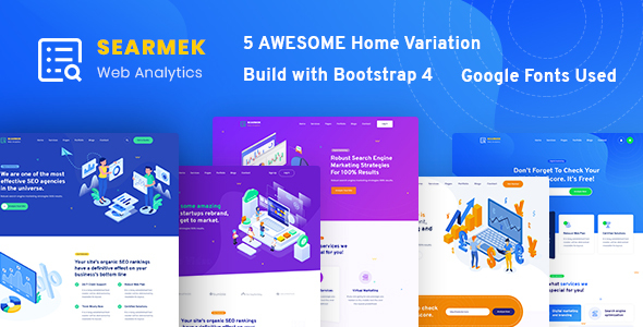 Searmek - SEO and Marketing HTML Template