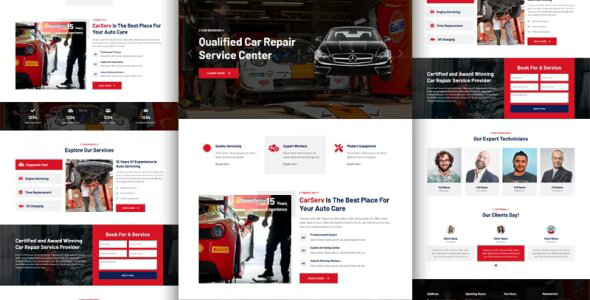 Meramot - Car Repair and Servicing  HTML Template