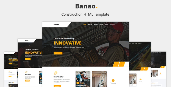 Banao - Construction HTML Template